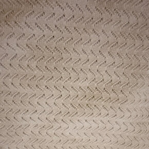 Aritzia Babaton Sculpt Knit Tank Top XS White Ribbed Crop Patterned - Picture 4 of 4